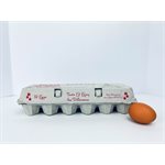 12-Egg Cartons Christmas Design
