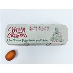 12-Egg Cartons Christmas Design