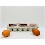 12-Egg Carton Labeled Design